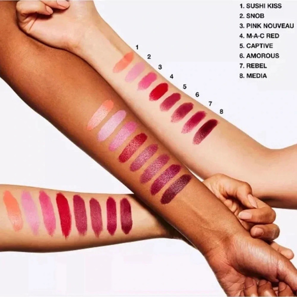 MAC AMOROUS FULL SIZE LIPSTICK NEW - Picture 7 of 15